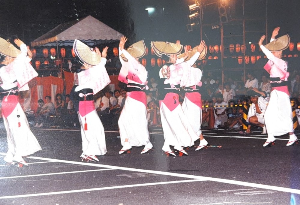 おらほ祭りの阿波おどり
