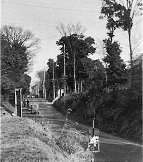 かつての滝坂（昭和20年頃）